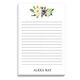 Gray and Ivory Roses Notepad Image 1 of 2